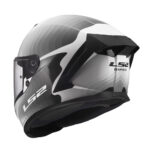 Kaciga LS2 Full Face FF820 RAPID III FLOW belo siva XL - Slika 3