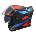 Kaciga LS2 Flip Up FF901 ADVANT X NOVA crno crveno plava L - Slika 4