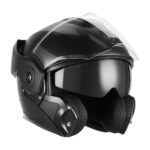 Kaciga NOX PREMIUM SPINNER Flip Up sa naočarima mat crna XL