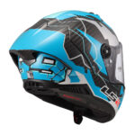 Kaciga LS2 Full Face FF805 THUNDER CARBON GP AERO REPLICA HUERTAS plavo bela M - Slika 5
