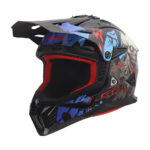 Kaciga LS2 Cross MX708 FAST II ZOMBIE II crno crveno plava L