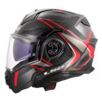 Kaciga LS2 Flip Up FF901 ADVANT X FUTURE II carbon crvena sa naočarima L - Slika 2
