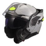 Kaciga LS2 Flip Up FF910 ADVANT II TRIPLE LIGHT siva XL - Slika 7