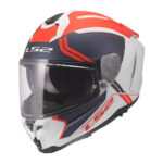 Kaciga LS2 Full Face FF817 CHALLENGER II TITAN belo plavo crvena XXL