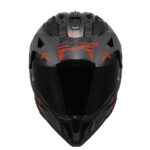 Kaciga LS2 Enduro MX702 PIONEER II CRAZY mat crno crvena XXL - Slika 4