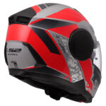 Kaciga LS2 Flip Up FF902 SCOPE II OXYD sivo crvena S - Slika 5