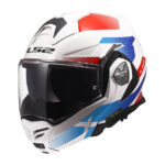 Kaciga LS2 Flip Up FF901 ADVANT X NOVA belo plavo crvena 3XL