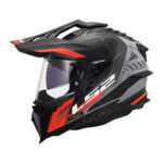 Kaciga LS2 Enduro MX701 EXPLORER HEXA crveno siva 3XL - Slika 2