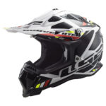 Kaciga LS2 Cross MX700 SUBVERTER EVO II STOMP crno bela XXL