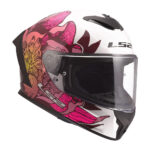 Kaciga LS2 Full Face FF820 RAPID III POPPIES II belo roza M - Slika 6