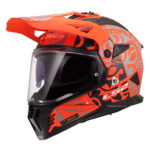 Kaciga LS2 Enduro MX702 PIONEER II RANGI mat narandžasta L