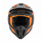 Kaciga NOX Cross N634 STORM narandžasto mat crna XL - Slika 2