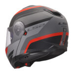 Kaciga LS2 Flip Up FF908 STROBE II MONZA crno sivo crvena 3XL - Slika 5