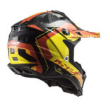 Kaciga LS2 Cross MX700 SUBVERTER ARCHED crno žuto narandžasta - Slika 2