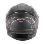 Kaciga NOX Full Face N731 SPRING mat roza dečija M - Slika 3
