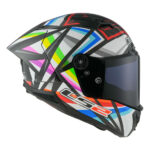 Kaciga LS2 Full Face FF805 THUNDER CARBON GP AERO FLASH crna M - Slika 6