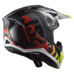 Kaciga LS2 Cross MX703 C X-FORCE CARBON BARRIER crveno žuta XL - Slika 7