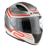 Kaciga LS2 Full Face FF353 RAPID II CIRCUIT belo crvena 3XL - Slika 7