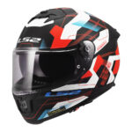 Kaciga LS2 Full Face FF808 STREAM II MIKA belo plavo crvena XL