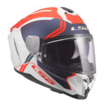 Kaciga LS2 Full Face FF817 CHALLENGER II TITAN belo plavo crvena 3XL - Slika 7