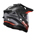 Kaciga LS2 Enduro MX701 EXPLORER HEXA crveno siva XXL - Slika 5