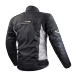 Jakna LS2 SHADOW muška crno titanium žuta 4XL - Slika 2