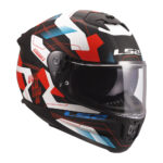 Kaciga LS2 Full Face FF808 STREAM II MIKA belo plavo crvena L - Slika 7
