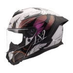 Kaciga LS2 Full Face FF820 RAPID III BOHO belo crno roza M - Slika 2