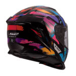 Kaciga LS2 Full Face FF818 STORM III KAOS crno ljubičasto plava - Slika 4