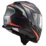 Kaciga LS2 Full Face FF800 STORM II RACER mat titanium narandžasta sa naočarima L - Slika 2
