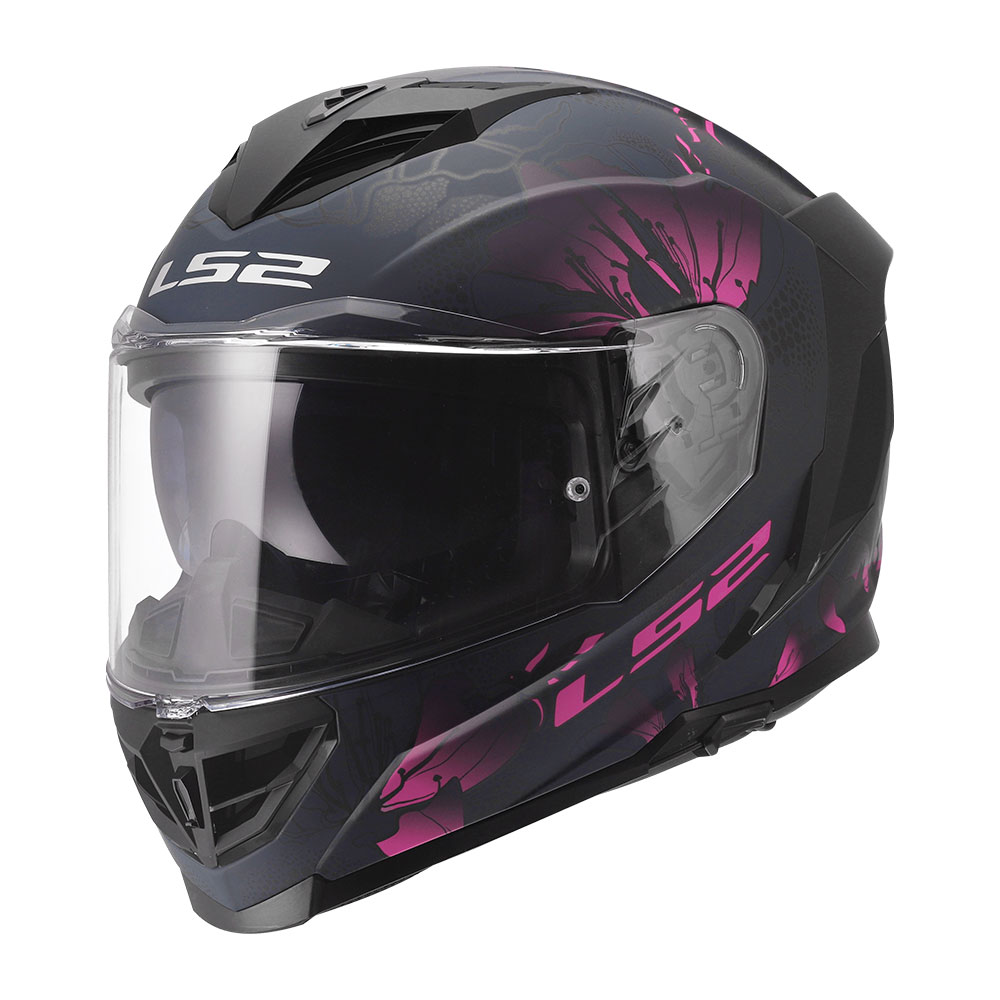 Kaciga LS2 Full Face FF818 STORM III BURST crno roza