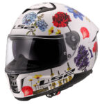 Kaciga LS2 Full Face FF808 STREAM II FLOWERS bela sa naočarima XL