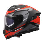 Kaciga LS2 Full Face FF818 STORM III KOMAI crno crvena S - Slika 2