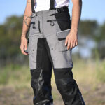 Pantalone LS2 APOLLO muške crno sive 3XL - Slika 3
