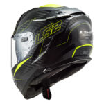 Kaciga LS2 Full Face FF327 CHALLENGER CARBON FOLD žuta sa naočarima - Slika 2
