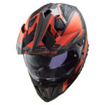 Kaciga LS2 Enduro MX701 EXPLORER ALTER mat crno narandžasta M - Slika 6