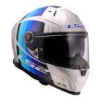 Kaciga LS2 Full Face FF811 VECTOR II FREEDOM belo siva L - Slika 7