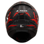 Kaciga LS2 Full Face FF353 RAPID II KAIJU crno belo crvena XS - Slika 4