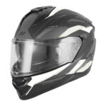 Kaciga NOX Full Face sa naočarima N304 S REVO WHITE MATT BLACK M