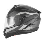 Kaciga NOX Full Face sa naočarima N304 S REVO MATT BLACK SILVER 2XL - Slika 2