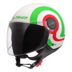 Kaciga LS2 Jet OF558 SPHERE LUX II URBY belo zelena M