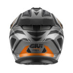 Kaciga GIVI Enduro 80.1 APEX mat titanium crno narandžasta XXL - Slika 3