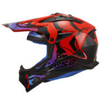 Kaciga LS2 Cross MX708 FAST II WASH crvena XL - Slika 2