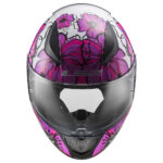 Kaciga LS2 Full Face FF353 RAPID II POPPIES roza XS - Slika 6