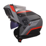 Kaciga LS2 Flip Up FF908 STROBE II MONZA crno sivo crvena XL - Slika 4