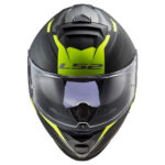 Kaciga LS2 Full Face FF800 STORM II NERVE mat crno žuta sa naočarima 3XL - Slika 3