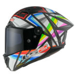 Kaciga LS2 Full Face FF805 THUNDER CARBON GP AERO FLASH crna XL - Slika 2