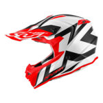 Kaciga Kappa Cross KV49R GREAT belo crno crvena XL - Slika 2