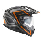 Kaciga GIVI Enduro 80.1 APEX mat titanium crno narandžasta XXL - Slika 4
