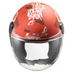 Kaciga LS2 Jet OF558 SPHERE LUX SKATER mat crvena S - Slika 3